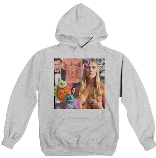 Top Notch Content pullover hoodie in heather grey